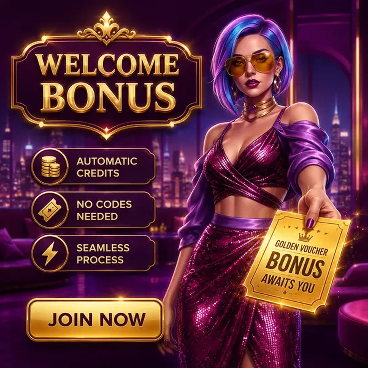 Player verifying identity at elegant BroWinner penthouse with golden voucher