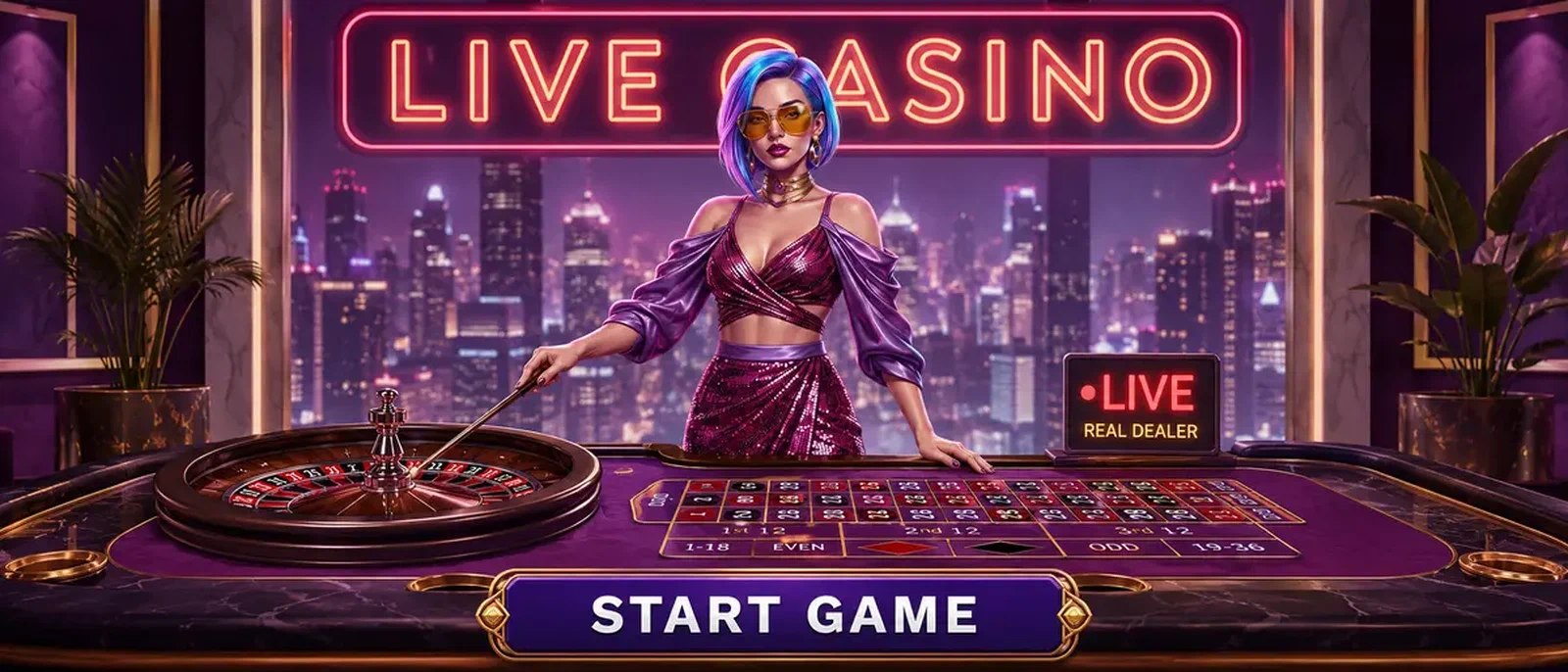 BroWinner Live Casino Floor